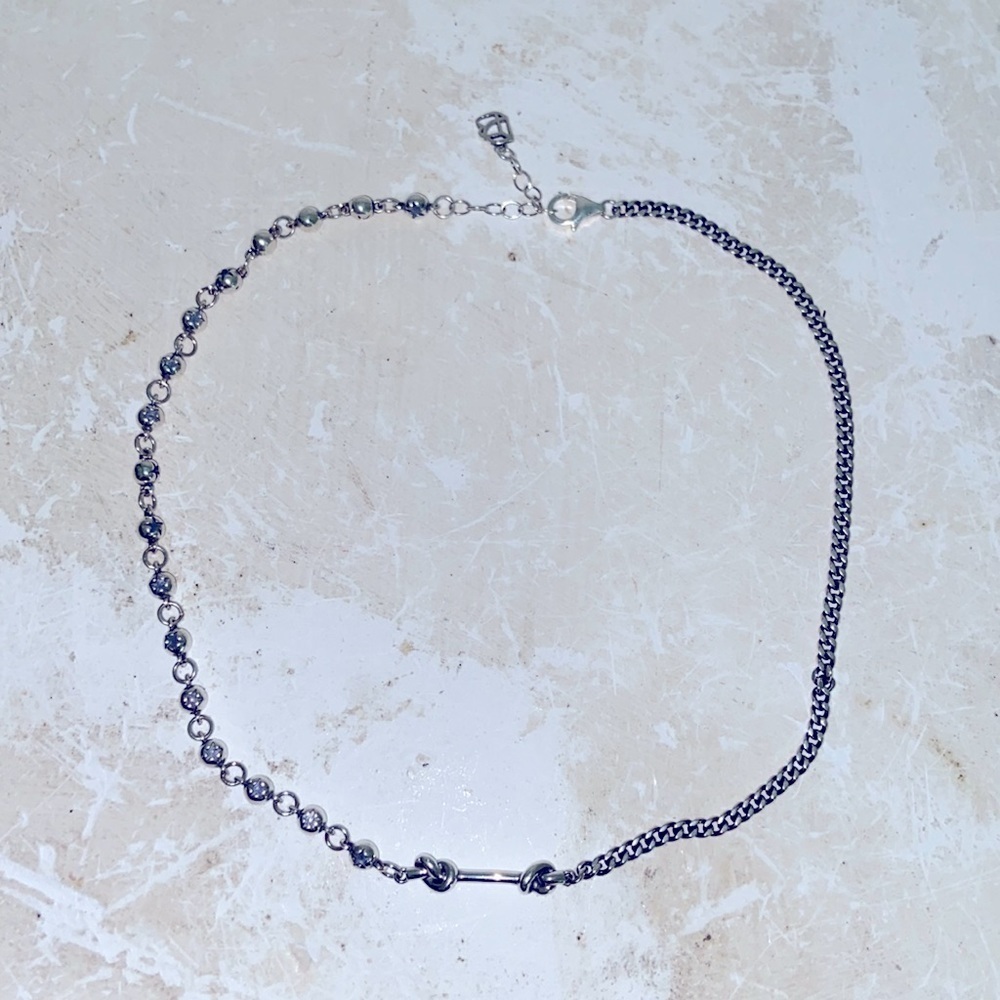 mcmlxxx 1/1 designer choker necklace 925 silver NWT UNI designed in Los Angeles﻿